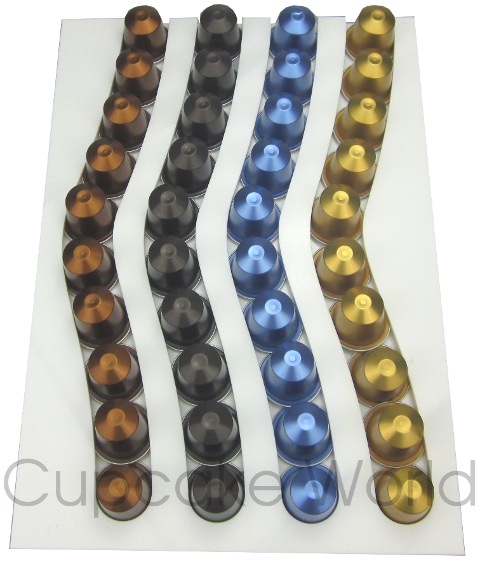 WHITE WALL MOUNT COFFEE CAPSULE RACK STAND FOR 40 NESPRESSO PODS WHITE WALL MOUNT COFFEE CAPSULE RACK STAND FOR 40 NESPRESSO PODS